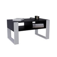 COUCHTISCH Kora92 92/45/53,6 - Schwarz/Weiß, Holzwerkstoff (54/92/45cm) - RAUMHIRSCH FURNITURE