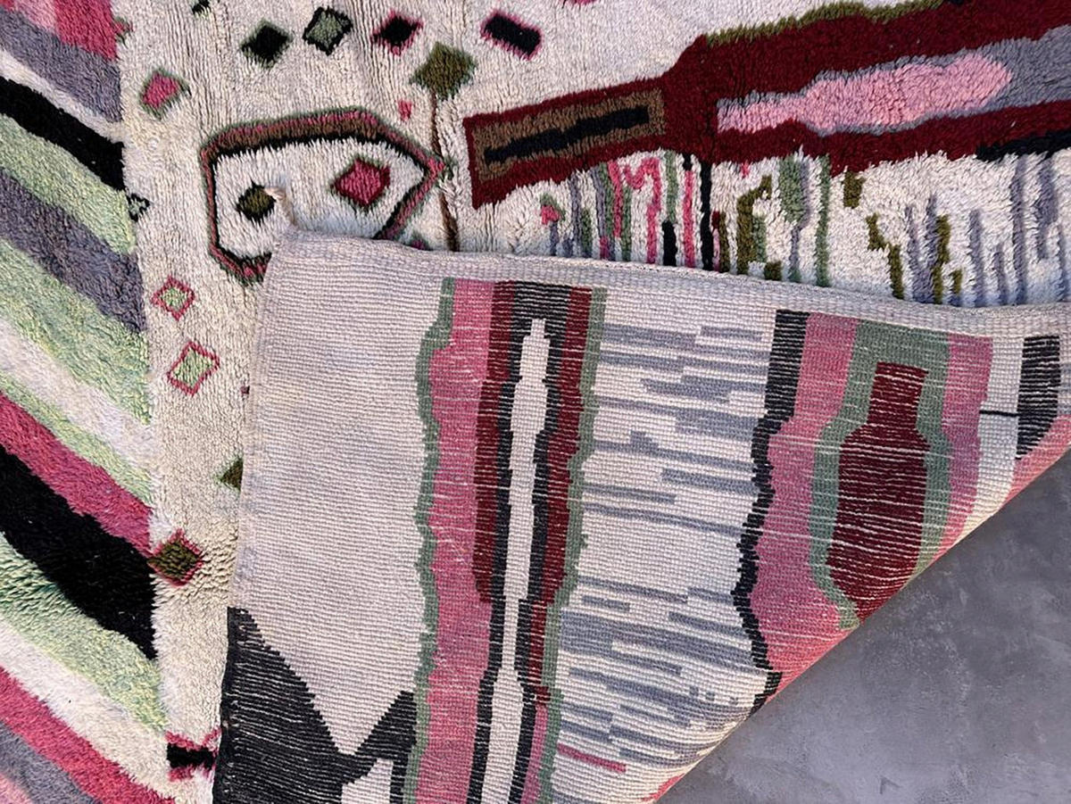 BERBERTEPPICH aus reiner Wolle 203x 292 cm - Multicolor, Naturmaterialien (203/292cm) - AFK Living