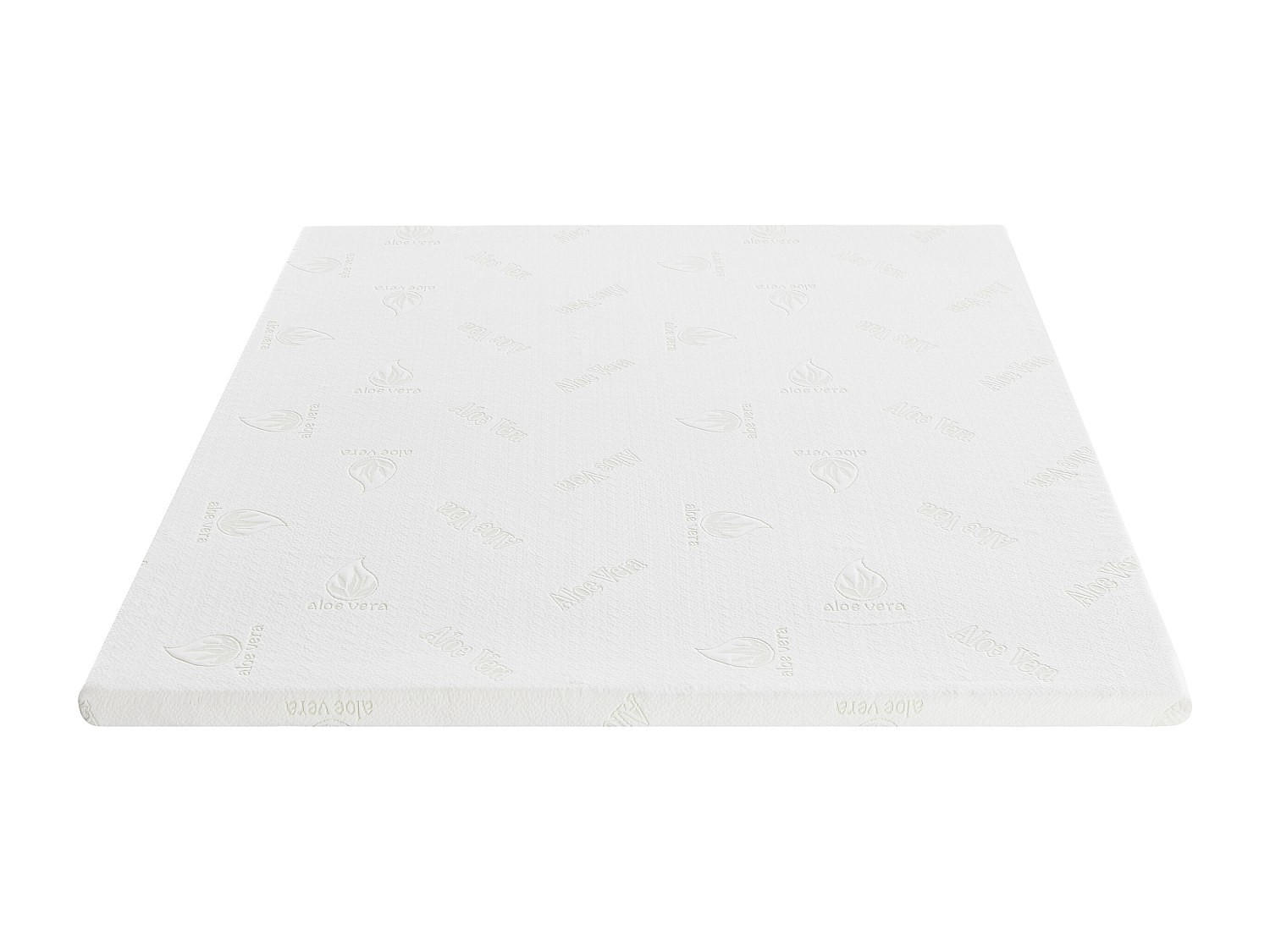 TOPPER - 2 Personen - stoff - weiß Laceto - Weiß, Textil (180/200cm) - Vente-Unique