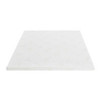 TOPPER - 2 Personen - stoff - weiß Laceto - Weiß, Textil (180/200cm) - Vente-Unique