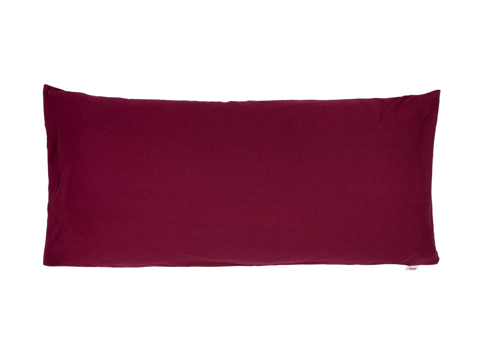 KISSENHÜLLE BasicSoft rhododendron-rot 100% Baumwoll-Jersey 40/80 cm - Weinrot, Textil (40/80cm) - beties Heimtextil