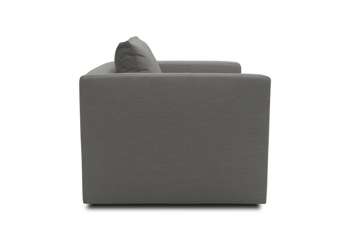 GARTENLOUNGE-RELAXSESSEL Bozhana mit Outdoorbezug in anthrazit - Anthrazit, Kunststoff (116/67/96cm) - 58aufmkessel