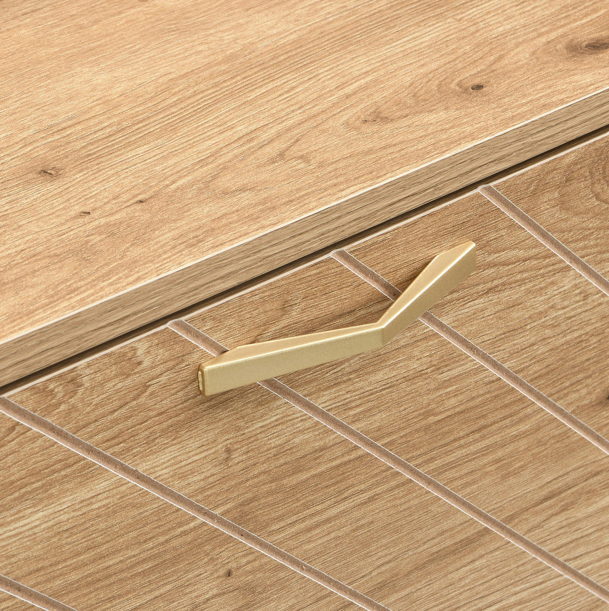 SCHUHSCHRANK 108,5/100/24 cm Holzfarbe aus MDF mit Klappfunktion - Naturfarben, Holzwerkstoff (108.5/100/24cm) - OKMYHOME