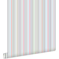 TAPETE Streifen 53 cm x 10.05 m - Blau, Papier (53/0.1cm) - ESTAhome
