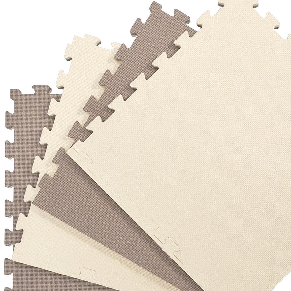 eyepower Kampfsportmatte Beige 63x63 cm