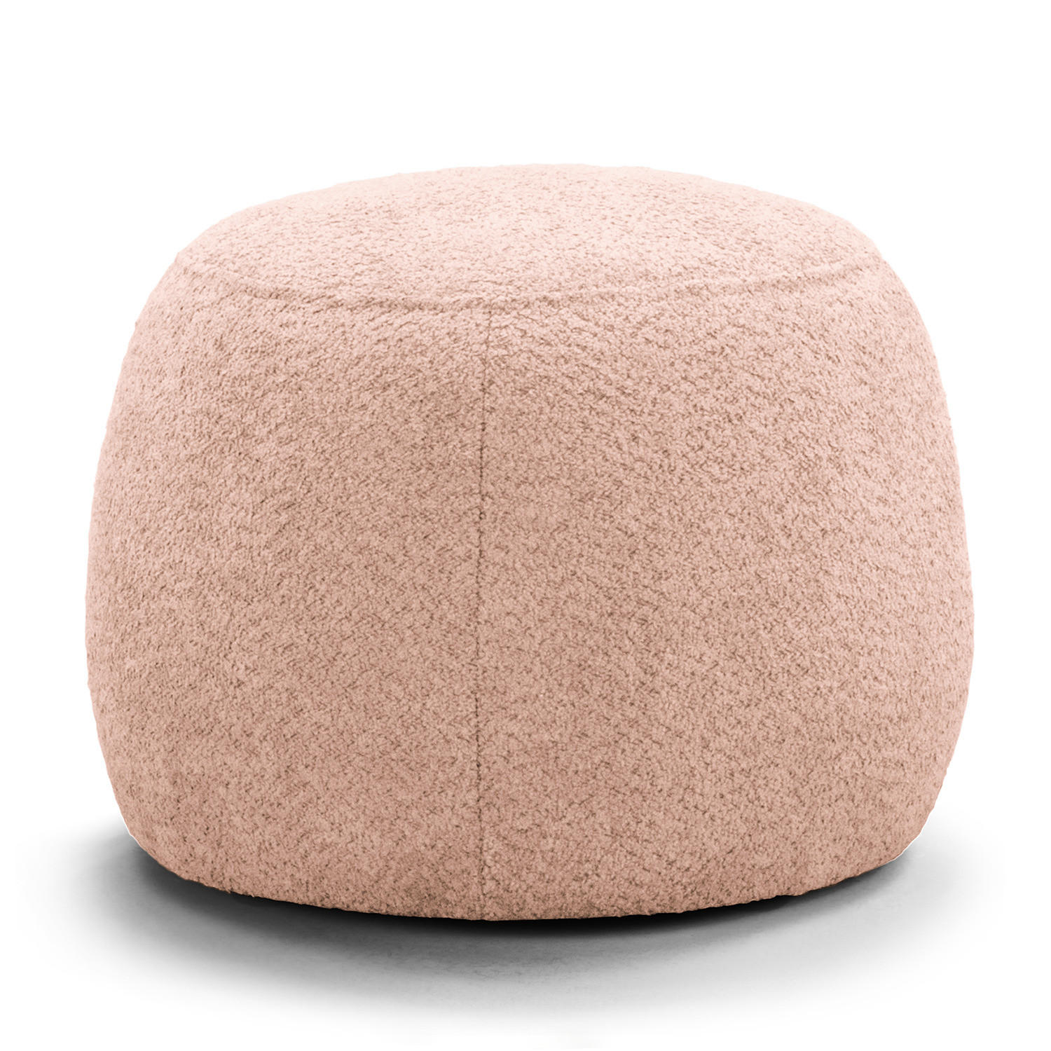 POLSTERHOCKER - Mauve/Schwarz, Textil (59/45/59cm) - home24