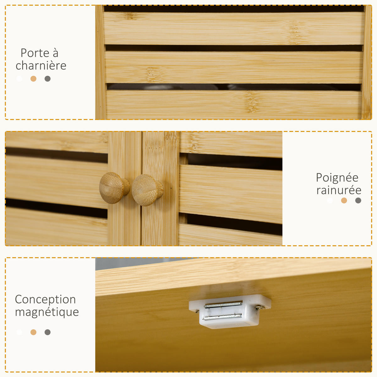 HÄNGESCHRANK Naturholz 1 Stück - Beige, Kunststoff (60/173/23cm) - GiPP