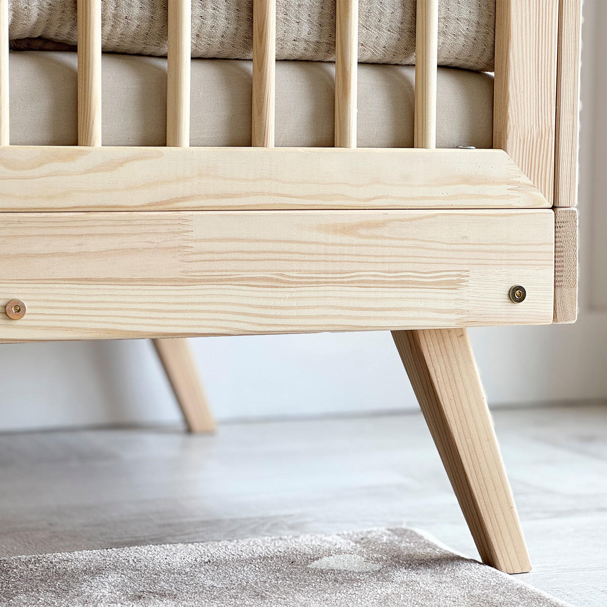 POSTEL 90/190 Maylis Přírodní dřevo - hnědá, dřevo (90/190cm) - Petits-meubles