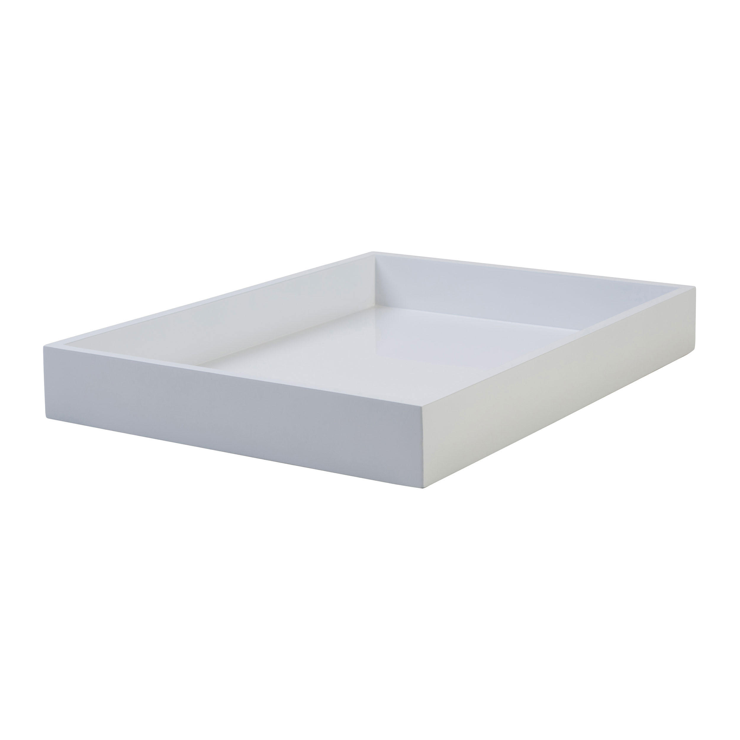 DEKOTABLETT Spa M, rechteckig, MDF, Weiß, 40 x 29 cm - Weiß, Holzwerkstoff (5cm) - Gift Company