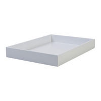 DEKOTABLETT Spa M, rechteckig, MDF, Weiß, 40 x 29 cm - Weiß, Holzwerkstoff (5cm) - Gift Company