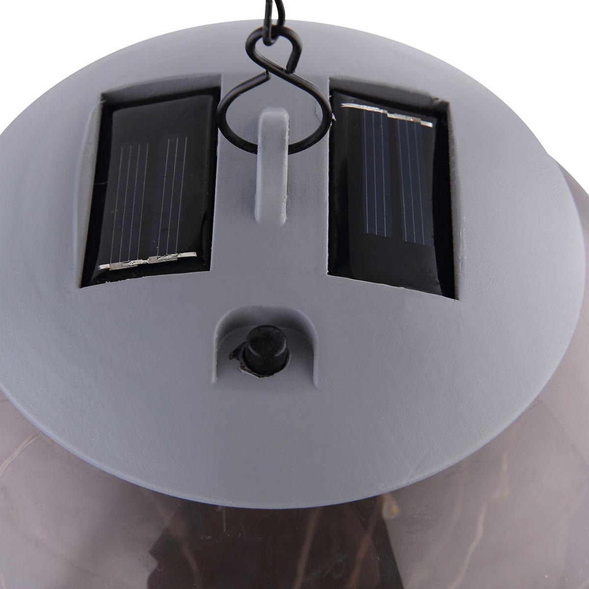 LED AUSSENLEUCHTE Rauch Grau 2er Set - Grau, Kunststoff (15/15/50cm) - Globo Lighting