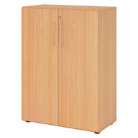 AKTENSCHRANK - 3 Ordnerhöhen 42/80/110 cm in Buchefarben - Buchefarben, Holzwerkstoff (80/110/42cm) - bümö