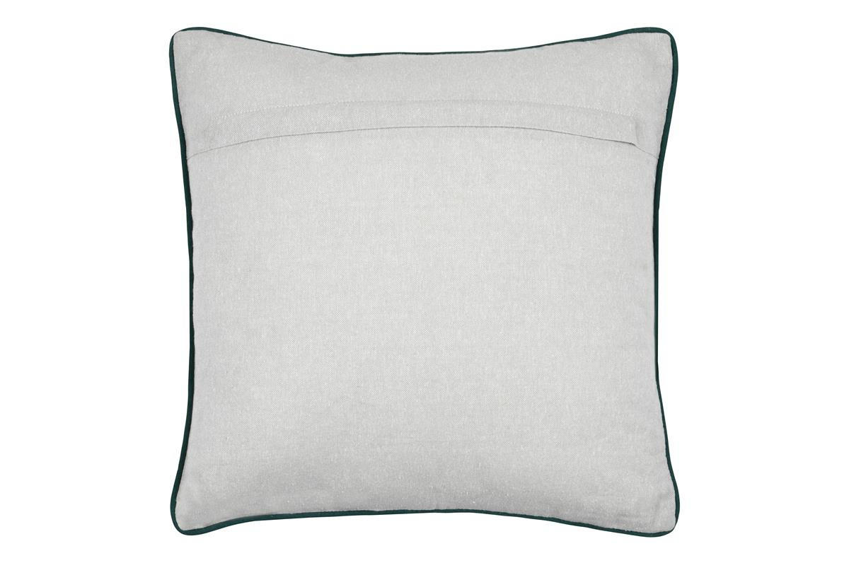 DEKOKISSEN mit Verzierung Scarlett 40/40/5 cm - Multicolor, Naturmaterialien (40/40cm) - STOF