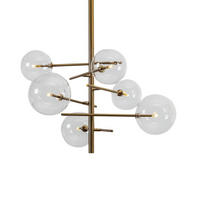 HÄNGELEUCHTE Osam, Messing, 96cm - Goldfarben, Metall (70/70/96cm) - KOSILUM
