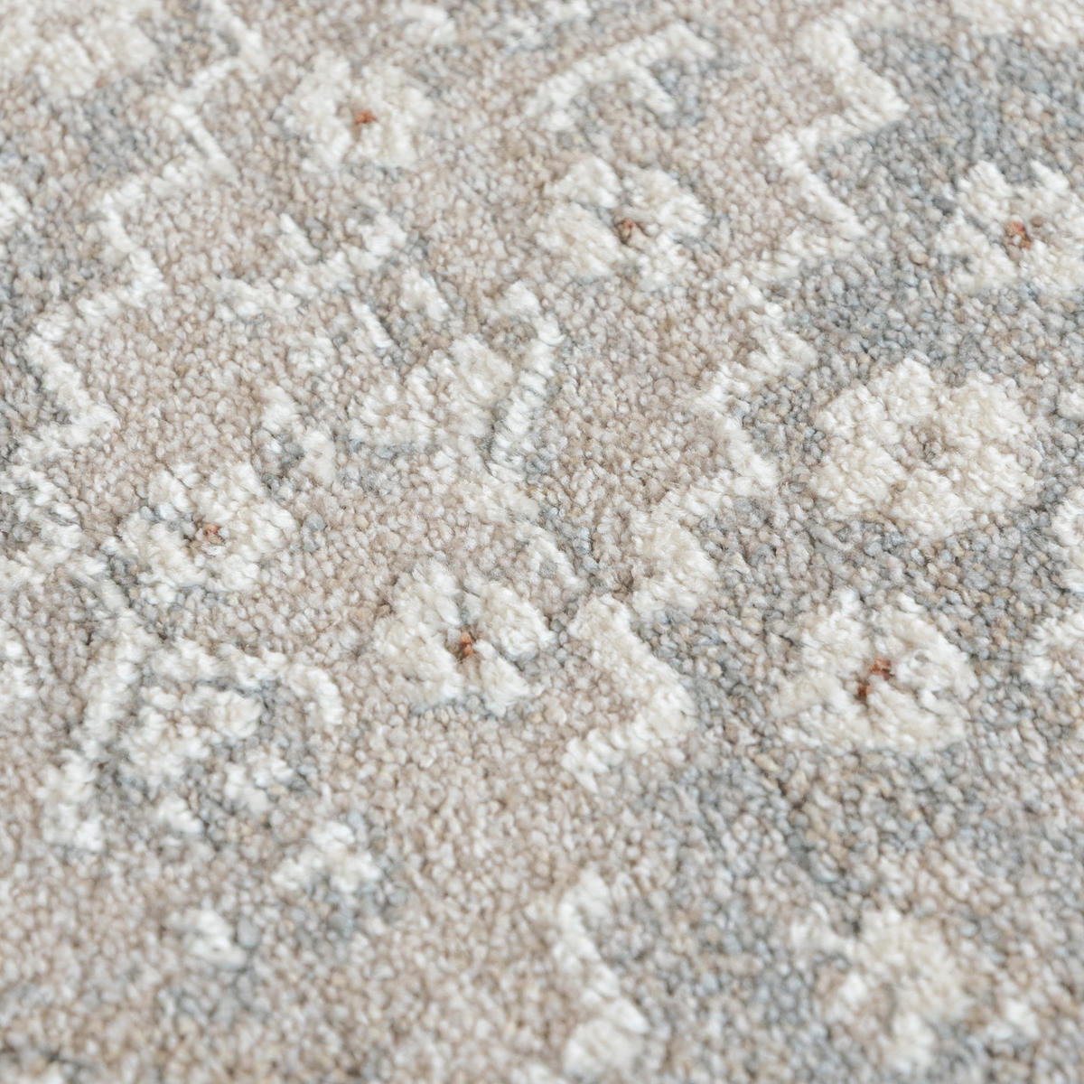 TEPPICH Beige Geometrisch - Rechteckig Moderne - 80 x 150 cm - Beige/Grau, Textil (80/150cm) - Mazovia
