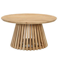 COUCHTISCH - Akazie massiv - Akaziefarben, Holz (80/80/40cm) - home24