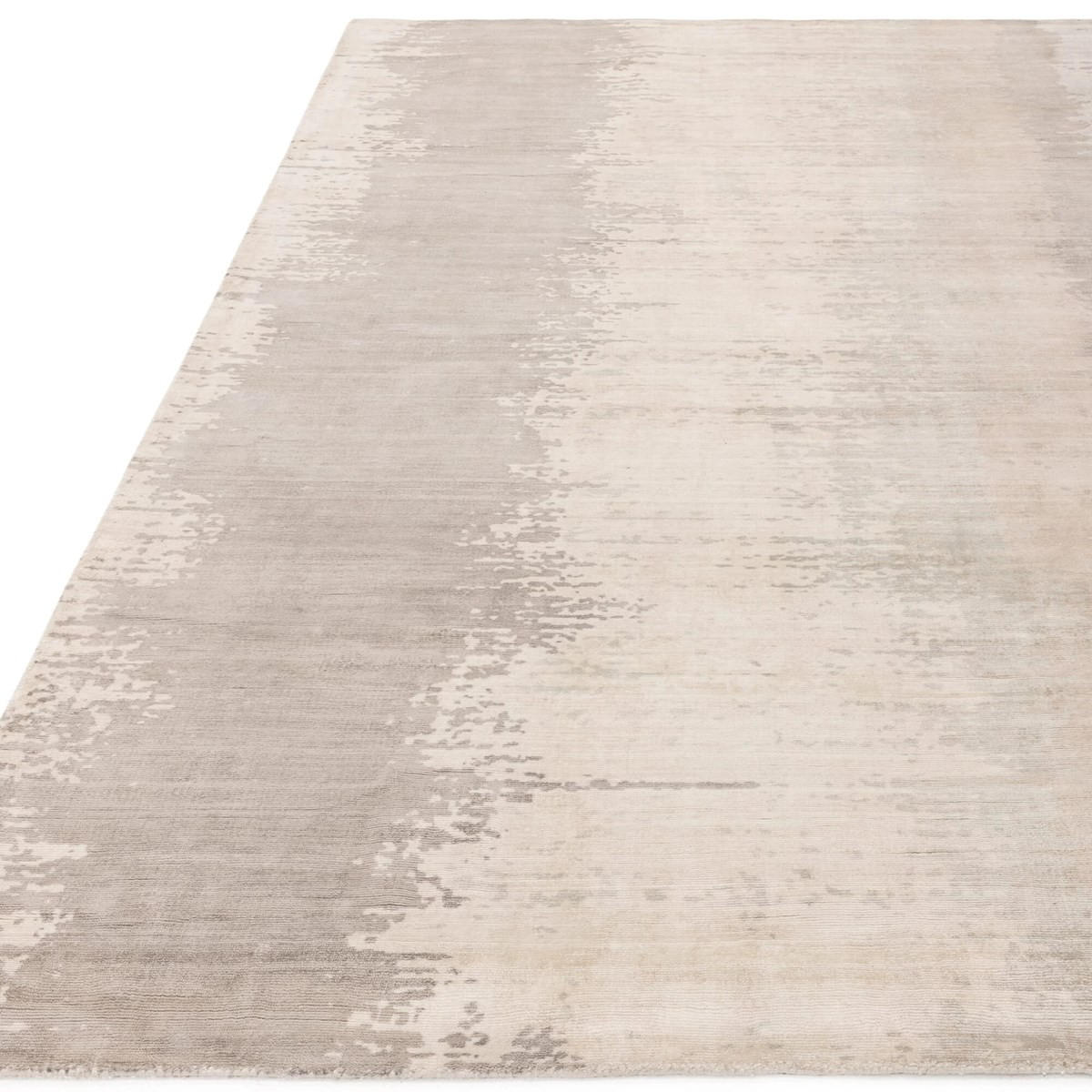 TEPPICH Moderner, handgewebter für Wohn- und Schlafzimmer GINO Beige 160 x 230 cm - Beige, Textil (160/230cm) - Novatrend