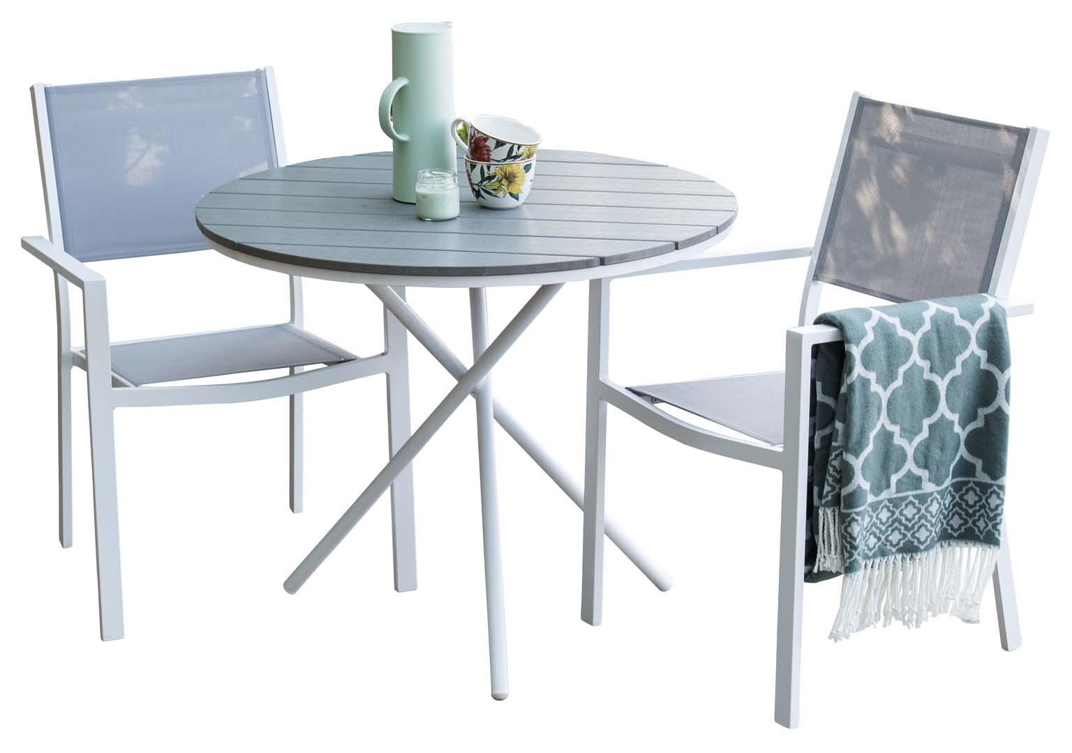 GARTENSET grau - Grau, Holzwerkstoff - ebuy24