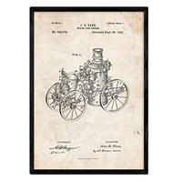 POSTER Dampfmaschine Patent A3 Rahmenlos - Klar, Papier (29.7/5/42cm) - Nacnic