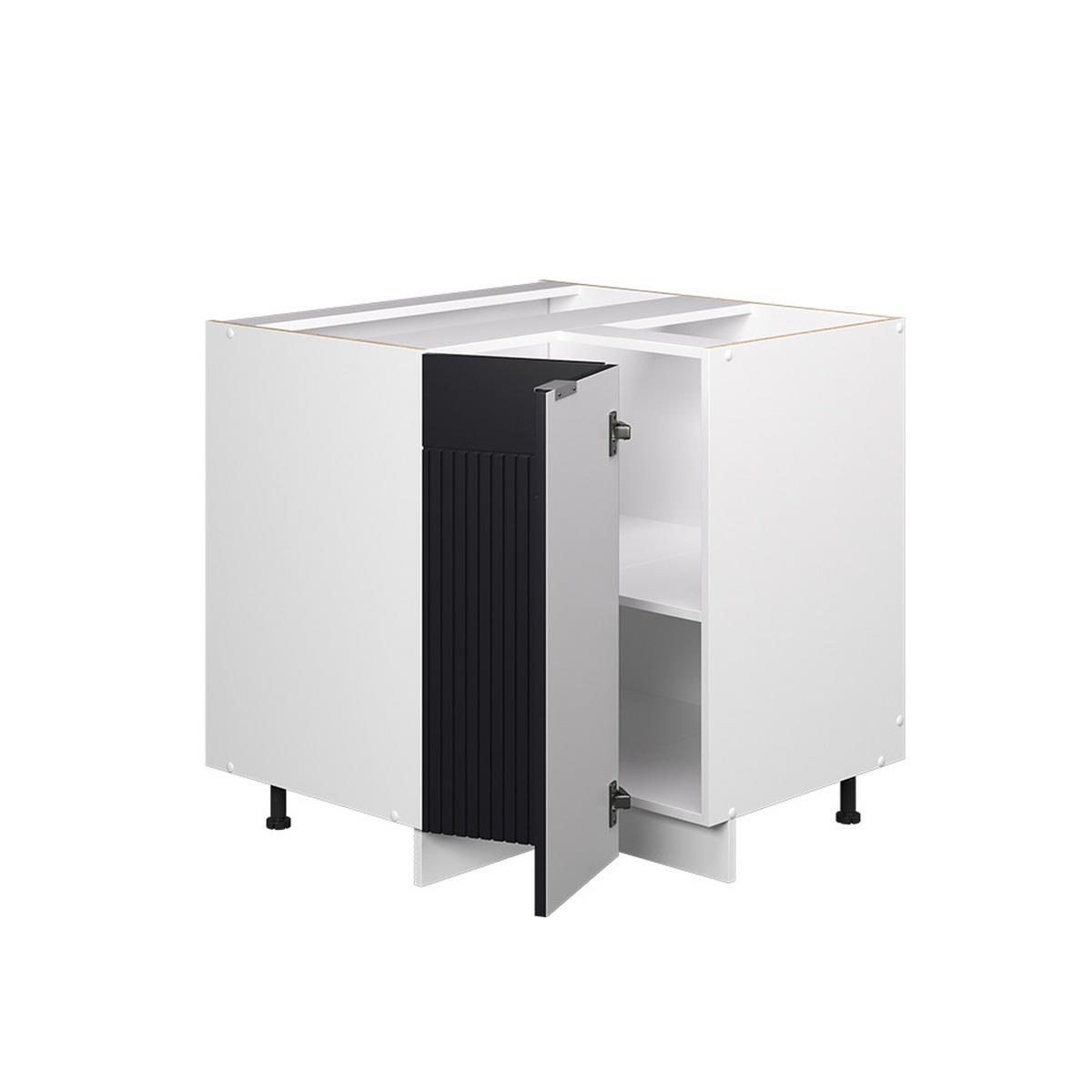 Schwarz/Weiß, Holzwerkstoff (80.5/82/60cm) - Vicco