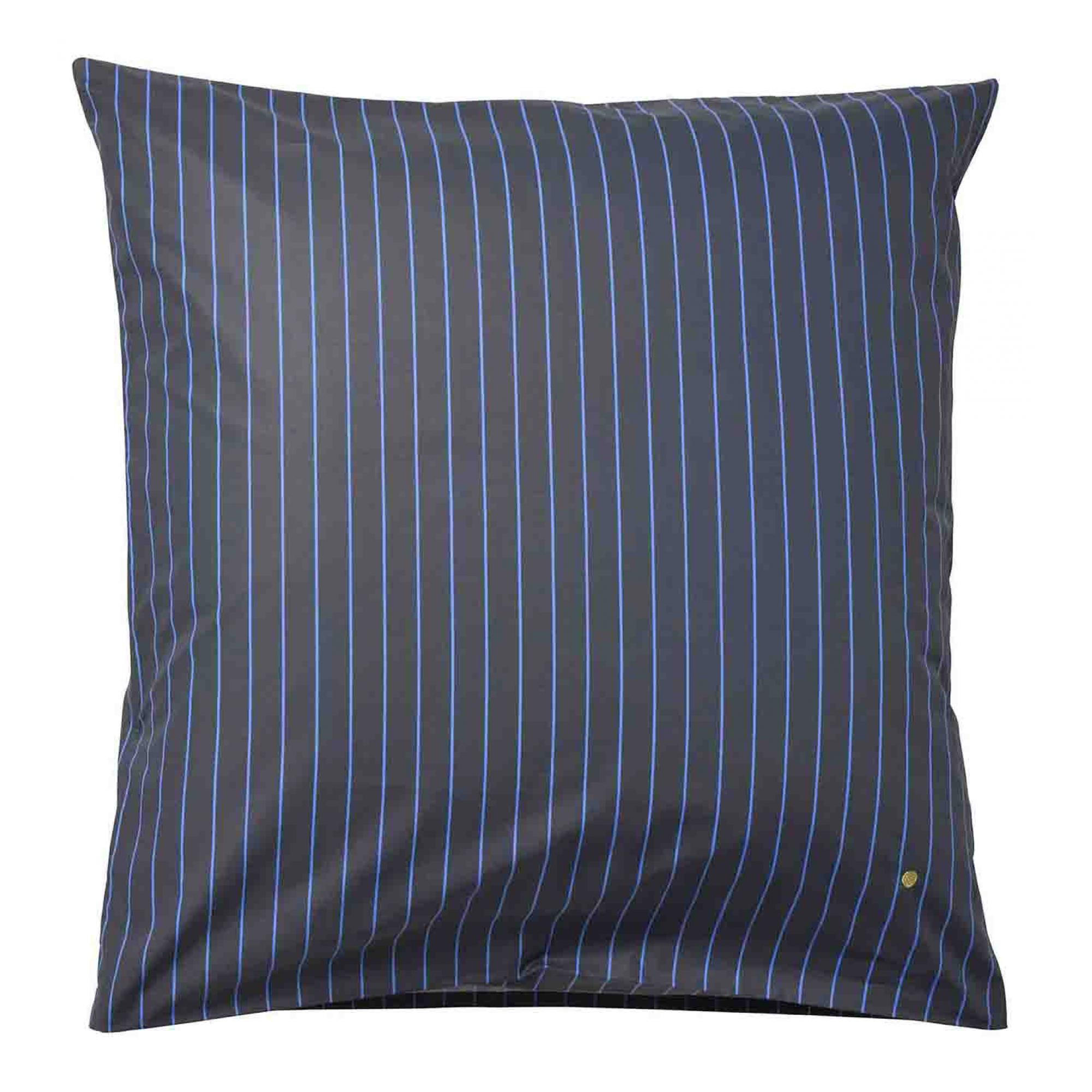 KISSENBEZUG Line blau 65 x 65 cm - Blau, Textil (65/65cm)
