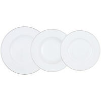 TELLERSET Anmut Platinum No.1 weiß 3er Set - Weiß, Keramik (1/1/1cm) - Villeroy & Boch