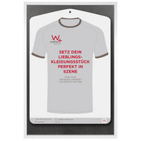 BILDERRAHMEN Stockholm 3D Holzr. 60x90 cm, Trikotrahmen WEISS mit Kunstglas - Weiß, Holzwerkstoff (63/93/3.2cm) - walther design