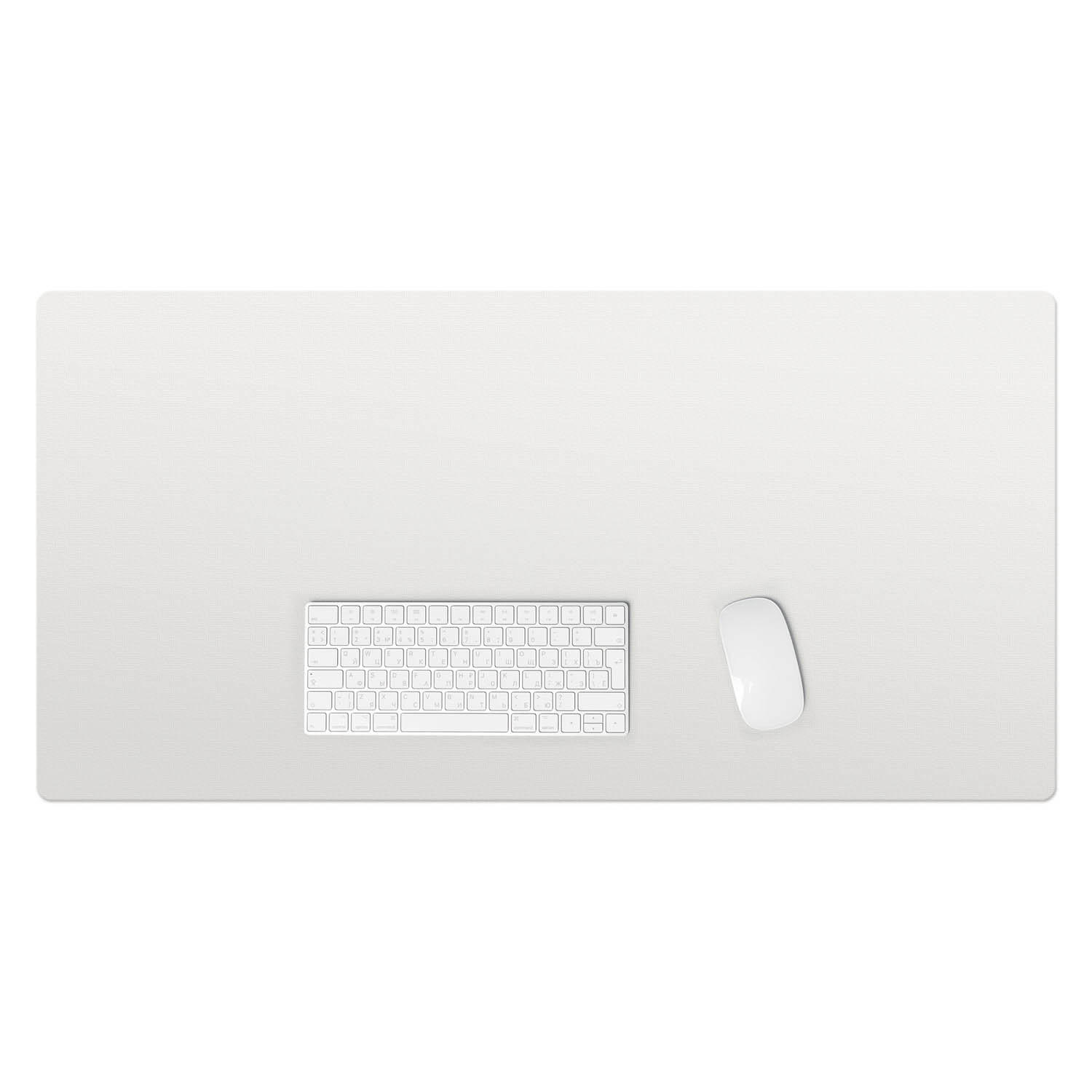 Wallfluent Schreibtischunterlage Creme 50x1.6x100 cm