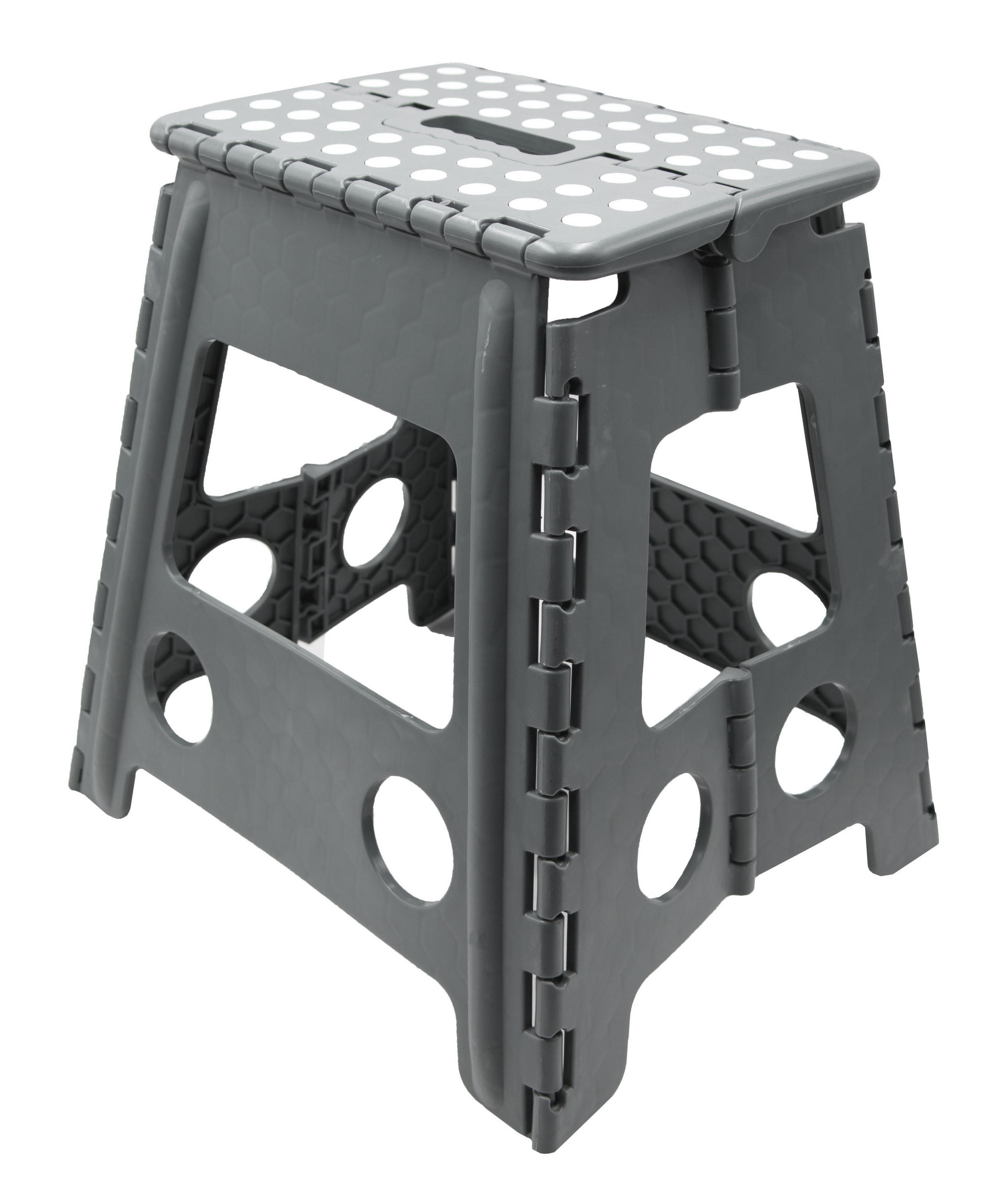 KLAPPHOCKER, 100% Kunststoff - Anthrazit, Kunststoff (29/39/22cm) - Zollner