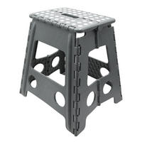 KLAPPHOCKER, 100% Kunststoff - Anthrazit, Kunststoff (29/39/22cm) - Zollner