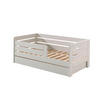 JUNIORBETT Karie 144x56x70 aus Massivholz+MDF in Weiß - Weiß, Holz (70/140cm) - 58aufmkessel