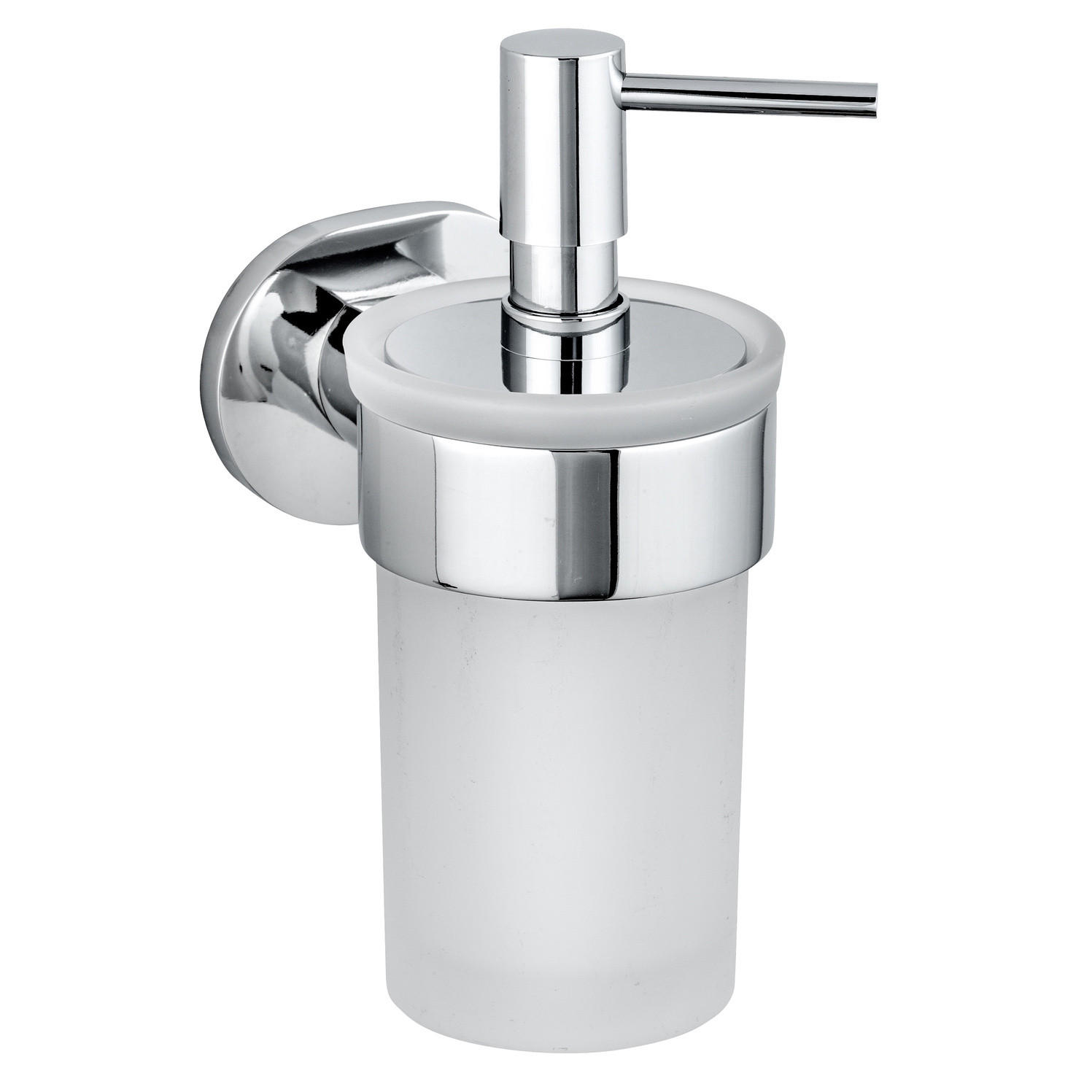 SEIFENSPENDER UV-Loc Maribor 9/8,5/17 cm - Weiß, Glas (8.5/17/9cm) - Wenko