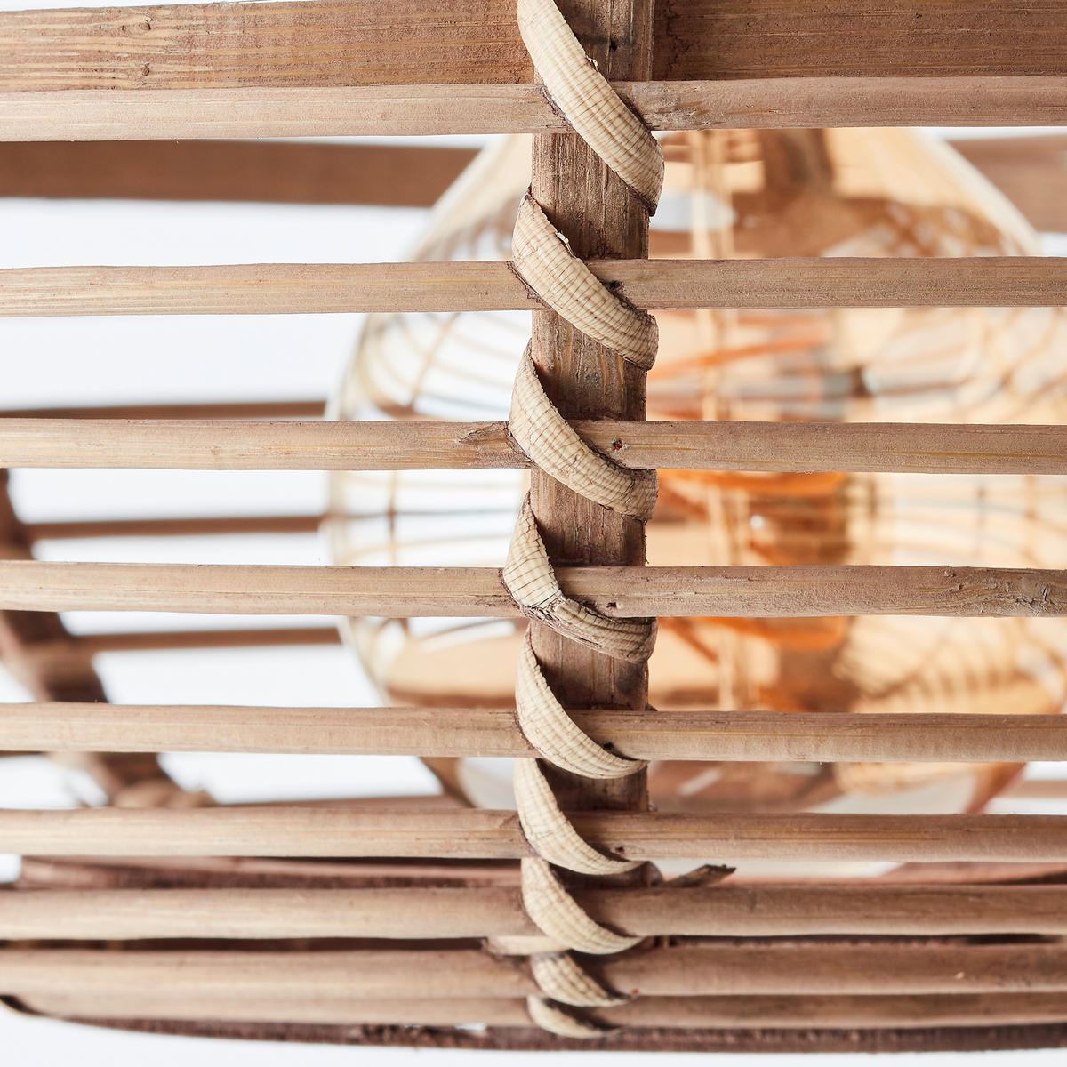 PENDELLEUCHTE Woodball 99885/06 - Schwarz, Holz (57/57/141.5cm) - Brilliant