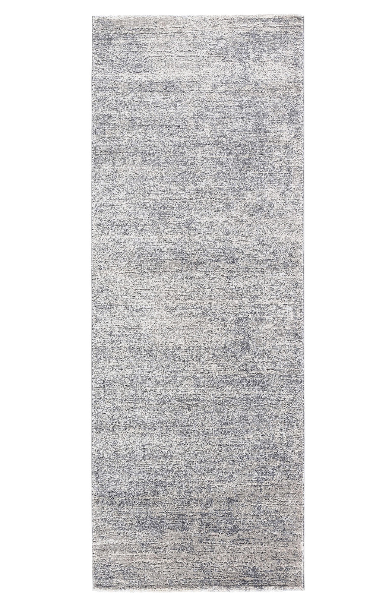 Tesso Living Glanzeffekt-Teppich Silber 80x300 cm