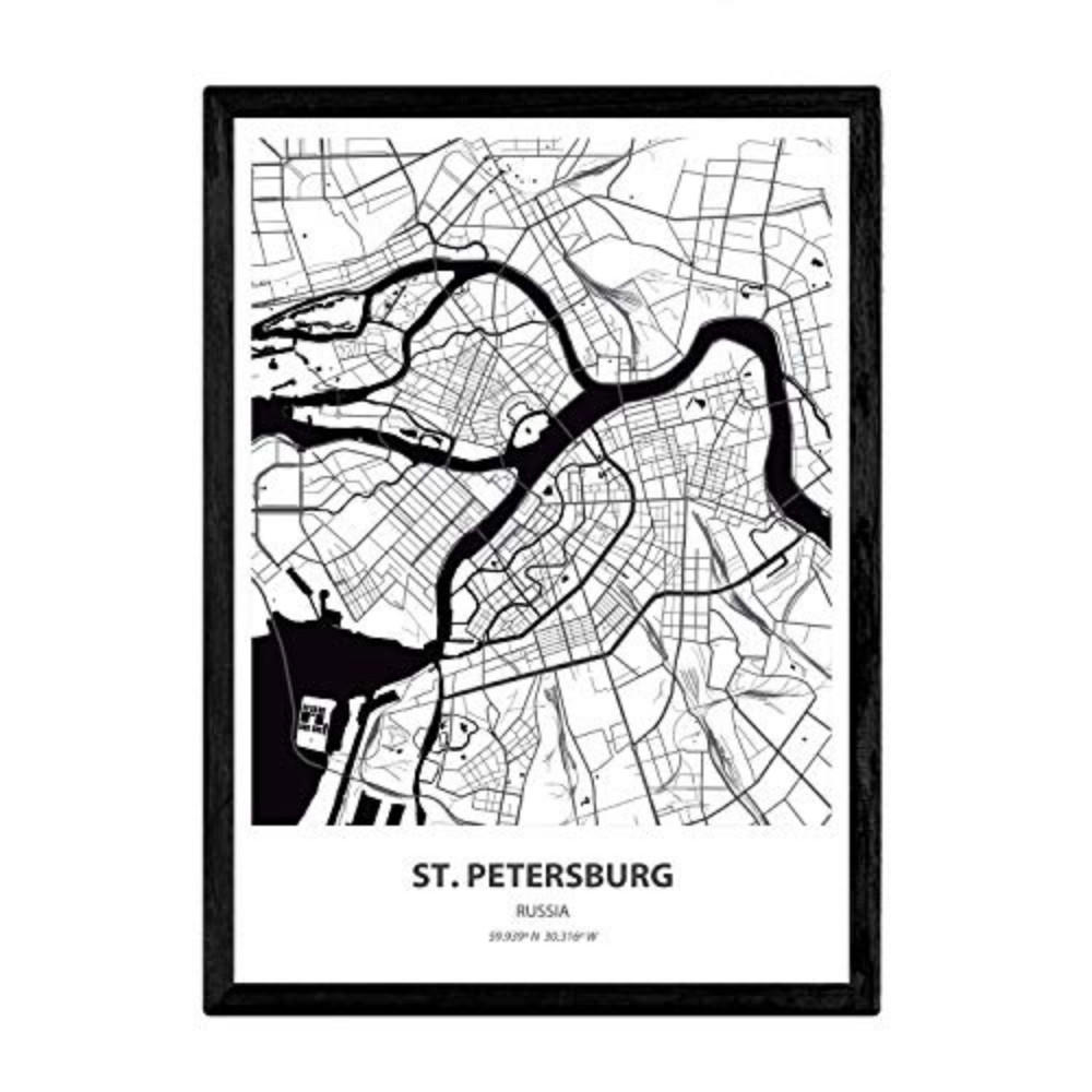 POSTER St. Petersburg - Russland A3 Rahmenlos - Klar, Papier (29.7/5/42cm) - Nacnic
