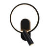 WANDLEUCHTE Lona, Schwarz, 25cm - Schwarz, Metall (18/25/18cm) - KOSILUM