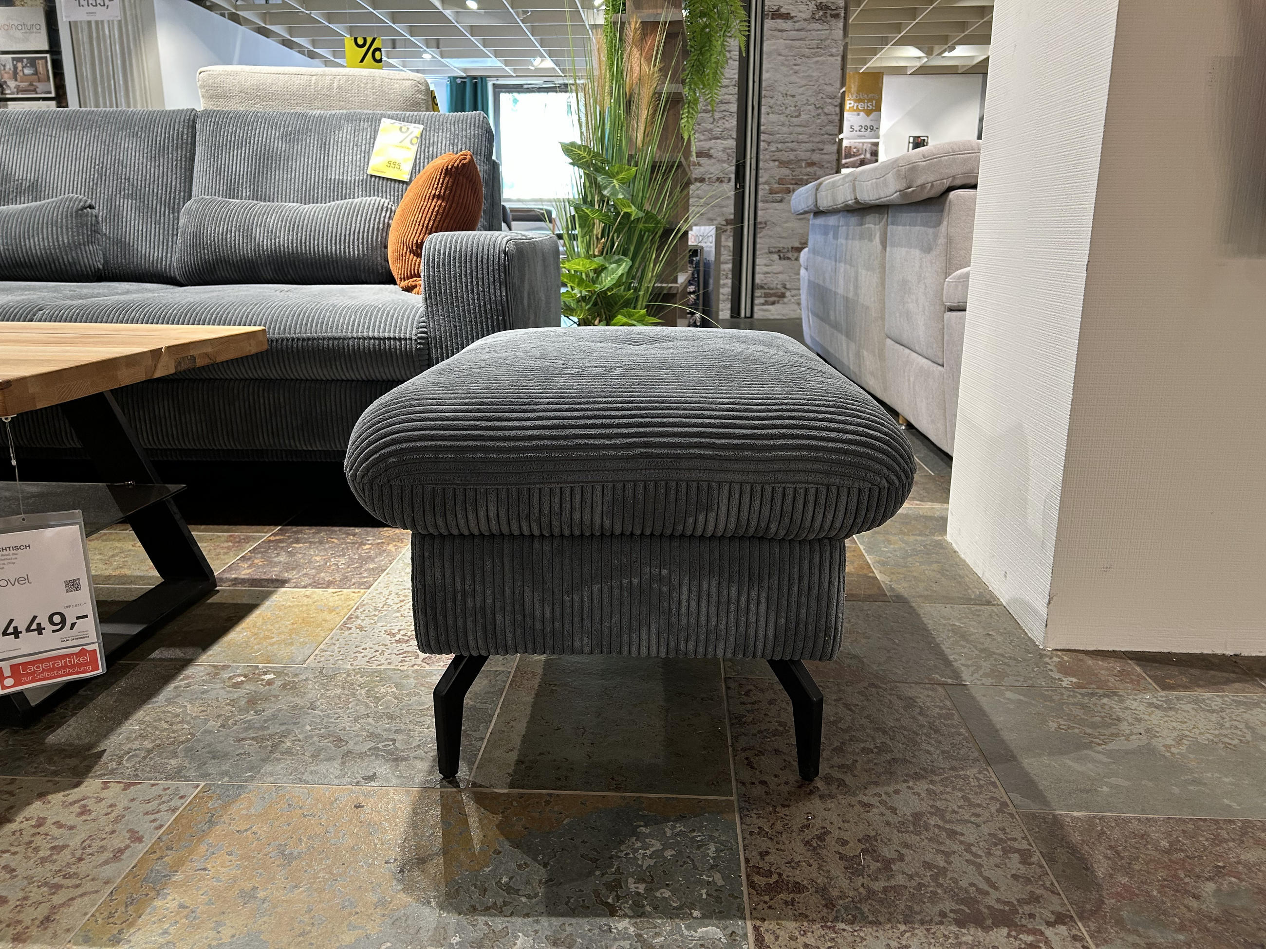 Ecksofa Bacoli inkl. Hocker - Venda