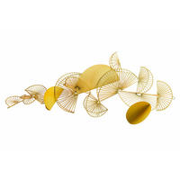 WANDDEKO Gold 105/47 cm - Goldfarben, Metall (3.85/47/22cm) - KUNSTLOFT