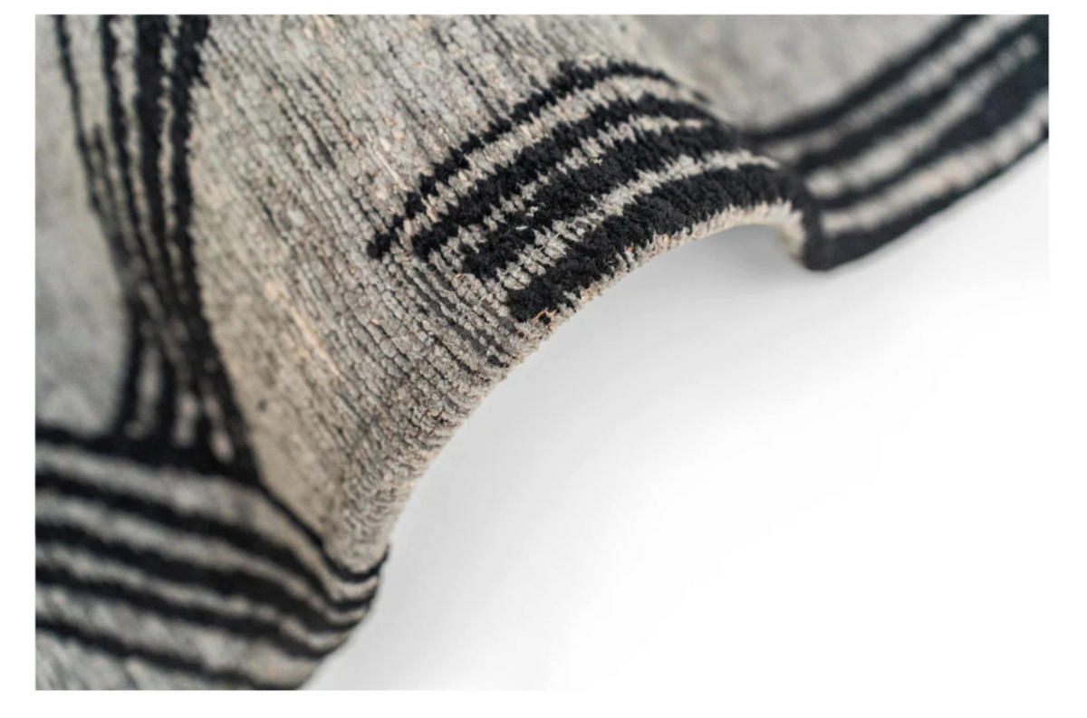 TEPPICH modern Flachgewebe KATANA Grau 140 x 200 cm - Grau, Textil (140/200cm) - Novatrend