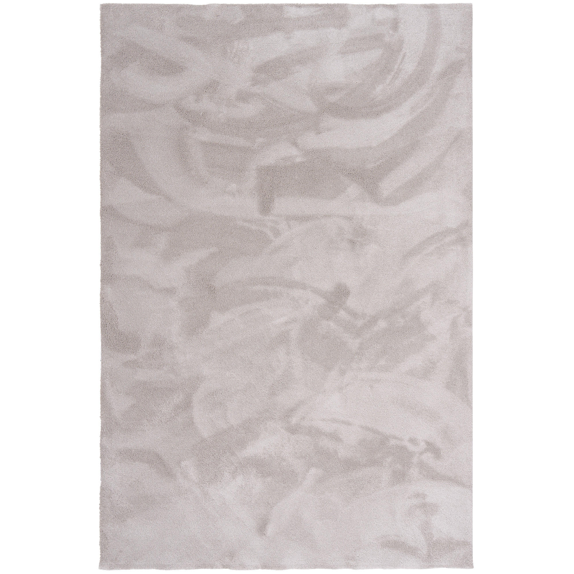 Snapstyle Hochflorteppich Grau 133x133 cm