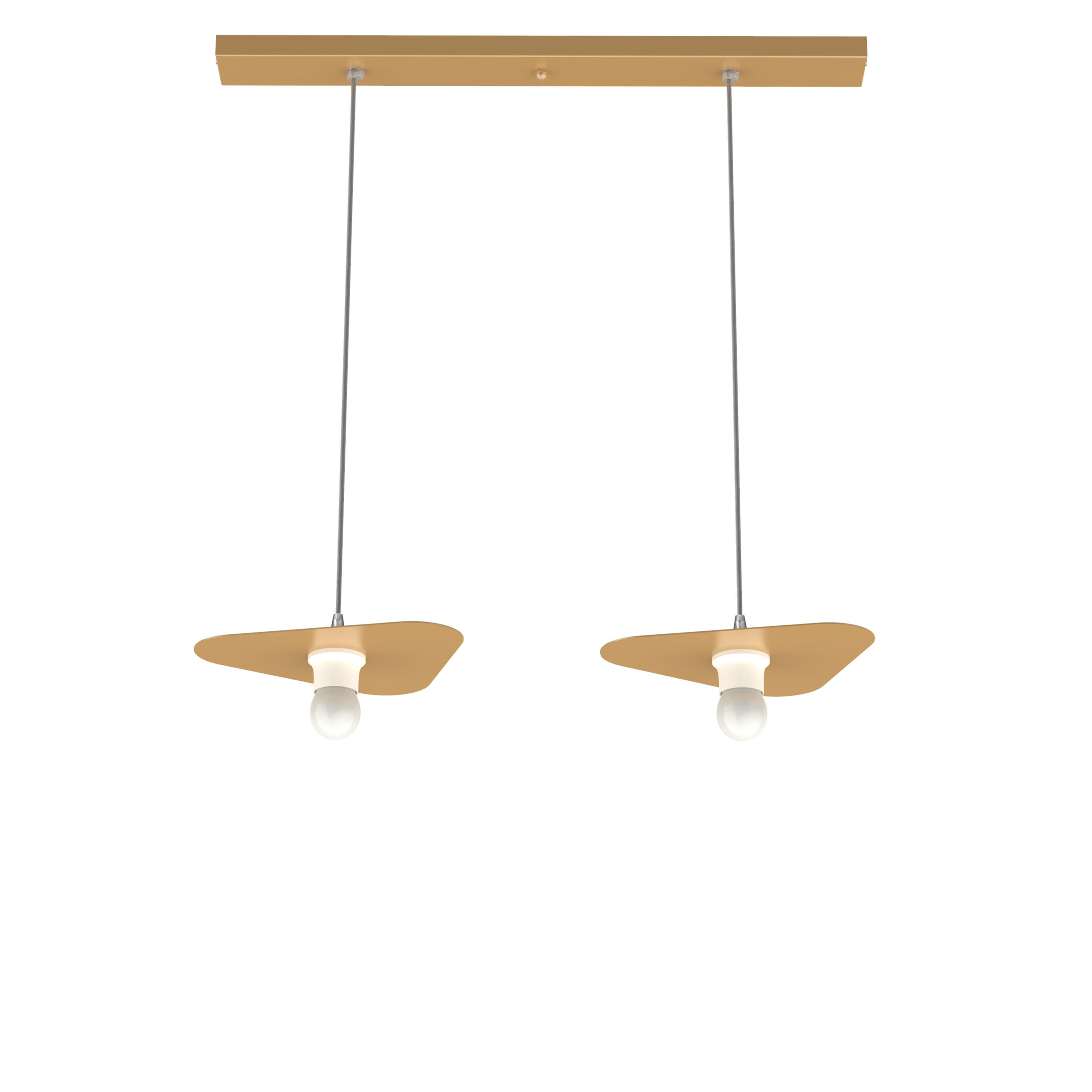 HÄNGELEUCHTE - Goldfarben, Metall (25/30/7cm) - Lumicom