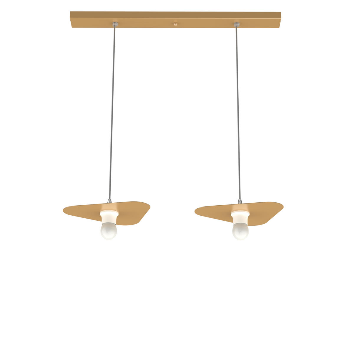 HÄNGELEUCHTE - Goldfarben, Metall (25/30/7cm) - Lumicom