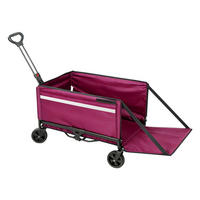 BOLLERWAGEN faltbar 120L, Rosa - Rosa, Metall (47/51/70cm) - Albatros