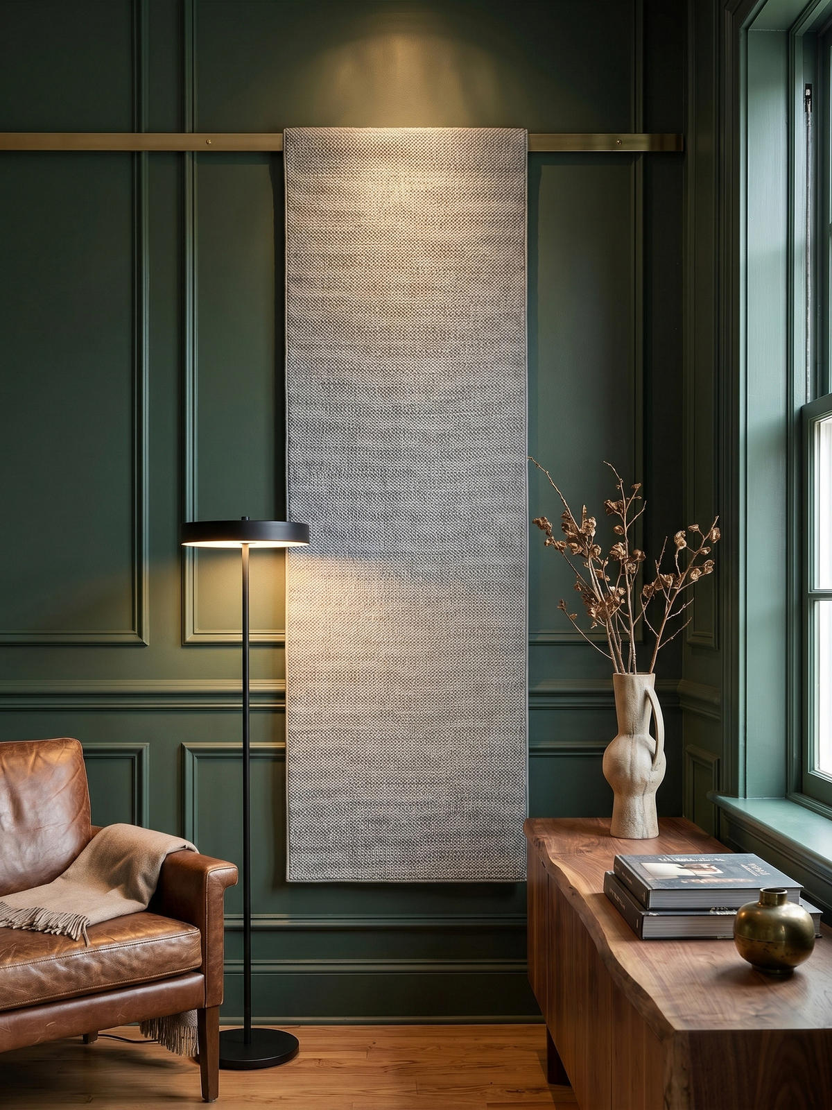 TEPPICH Flachgewebe LANGAU in Silber, meliert, 80 x 250 cm - Silberfarben, Textil (80/250cm) - KADIMA DESIGN