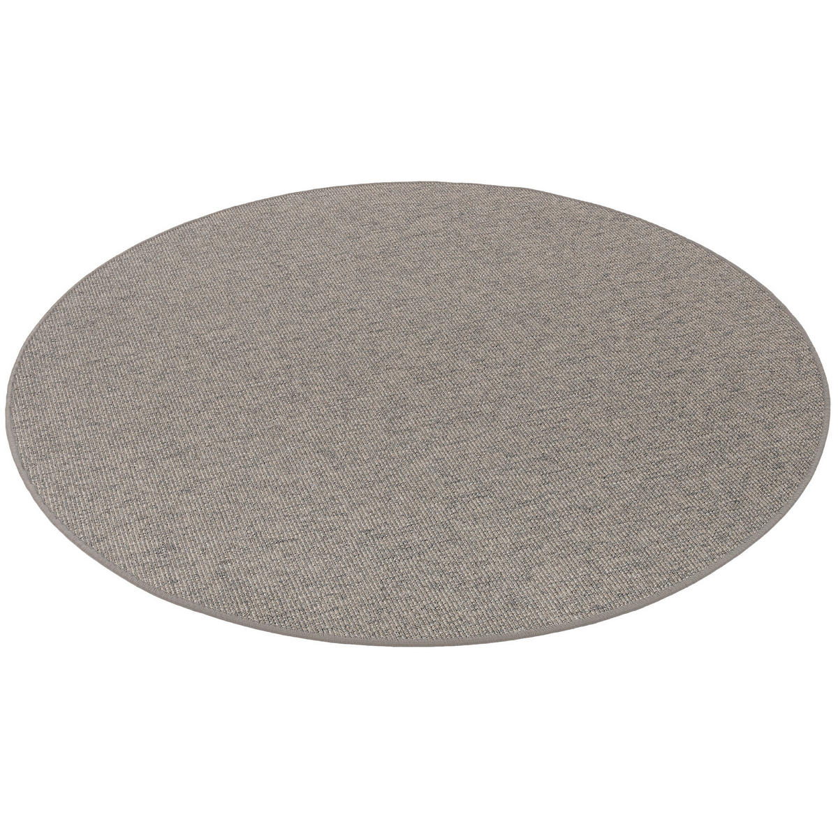 NATUR SISAL-OPTIK TEPPICH TAFF RUND - Grau, Textil (200/200cm) - Snapstyle