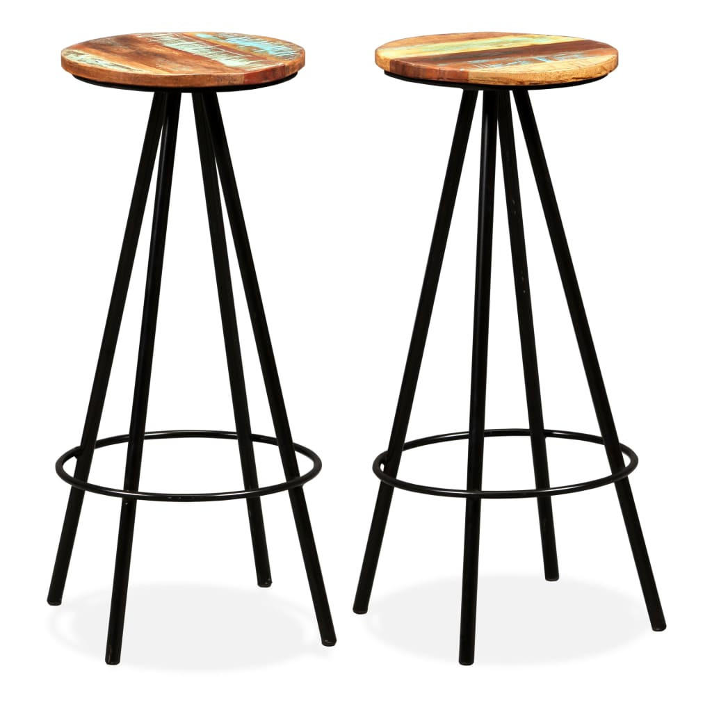 Deluke Barhocker Mehrfarbig 30x76x30 cm