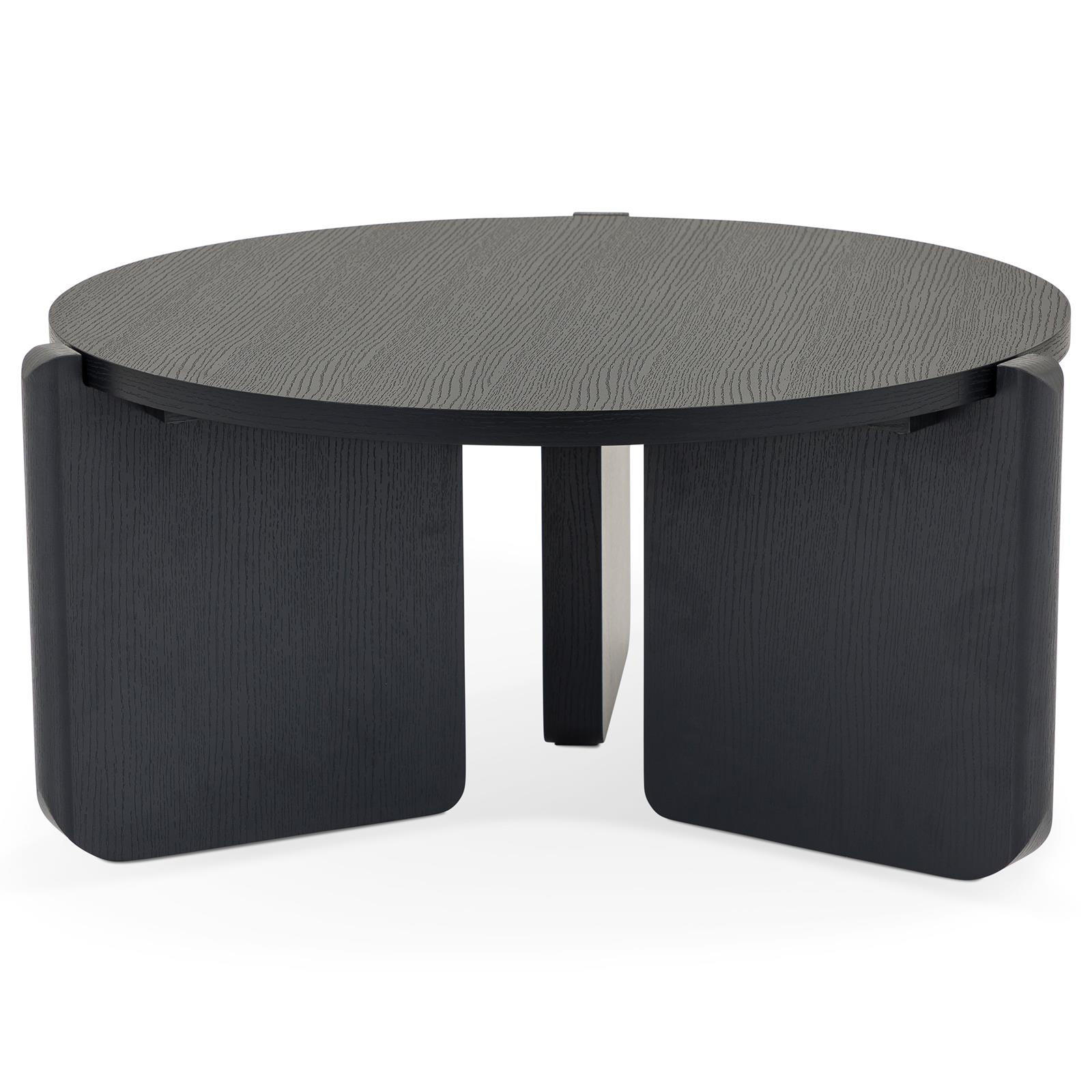COUCHTISCH KALI schwarz - Schwarz, Holzwerkstoff (80/80/40cm) - IDIMEX