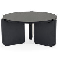 COUCHTISCH KALI schwarz - Schwarz, Holzwerkstoff (80/80/40cm) - IDIMEX