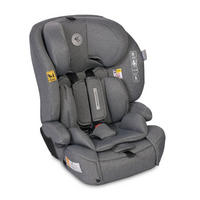 KINDERSITZ i-Size Benevento grau (76-150 cm) Isofix, Kopfstütze verstellbar - Grau, Kunststoff (46/57/58cm) - Lorelli