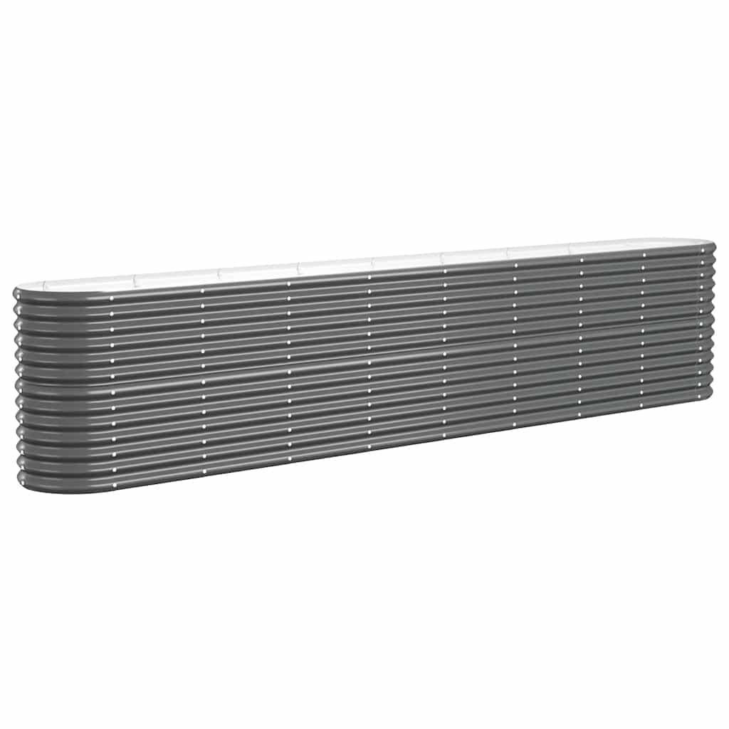HOCHBEET Verzinkter Stahl 332/40/68 Cm Anthrazit - Anthrazit, Metall (332/68/40cm) - vidaXL